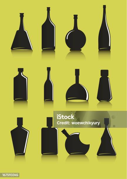 Bottles Stock Illustration - Download Image Now - Alcohol - Drink, Bottle, Drink