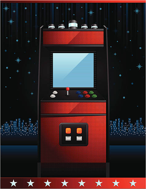 illustrations, cliparts, dessins animés et icônes de arcade la ville - amusement arcade arcade video game sport