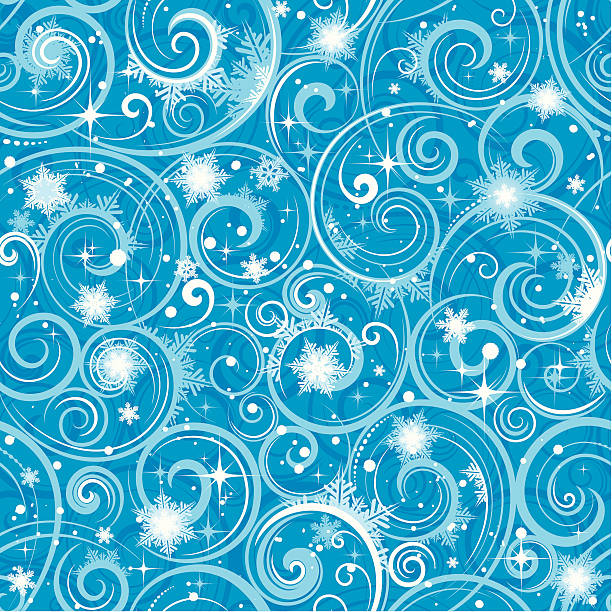 Seamless winter background Seamless winter/Christmas themed wallpaper. Will tile endlessly. icicle snowflake winter brilliant stock illustrations