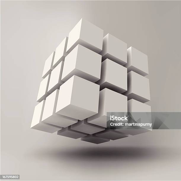 Ilustración de 3 D Cubo y más Vectores Libres de Derechos de Abstracto - Abstracto, Blanco - Color, Conceptos