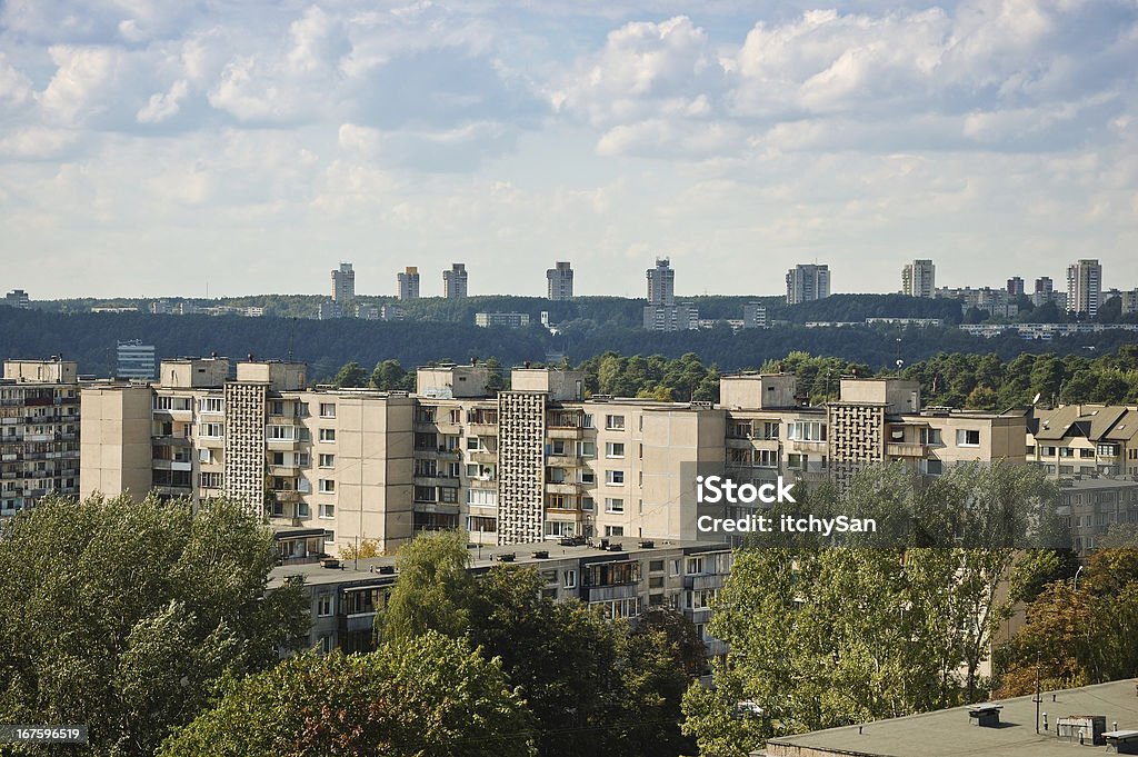 Stadtansicht, Wohnviertel - Lizenzfrei Ansicht aus erhöhter Perspektive Stock-Foto