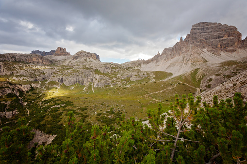 The Tre Cime Nature park, Dolomites, Italy