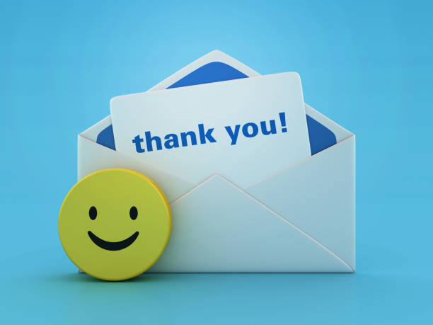 istock 3D Thank You Envelope with Happy Emoticon 1676007621