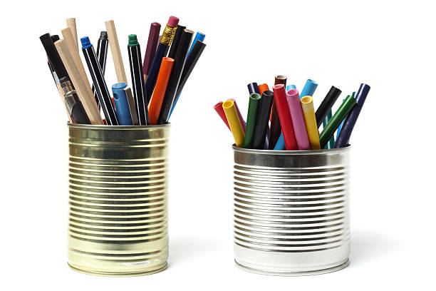 istock Upcycling, Writing Accessories in Tin Cans 167600852