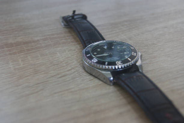 Vintage Swiss watch with trammel and glasses