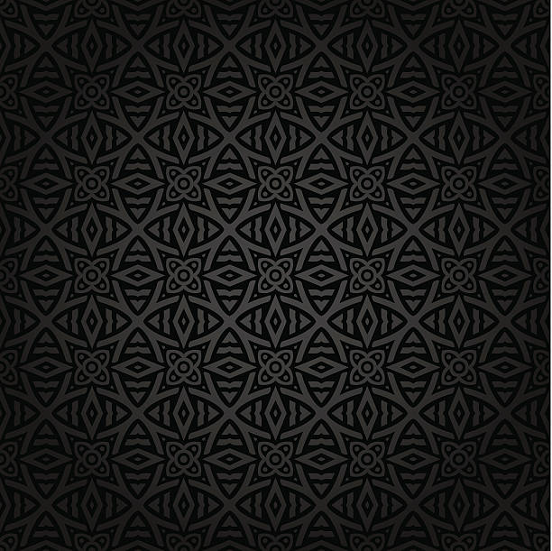 ilustrações de stock, clip art, desenhos animados e ícones de seamless keltic padrão - wallpaper pattern old fashioned black renaissance