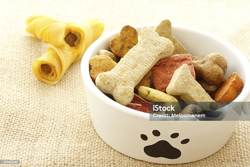 Comida para perro en bowl - Foto de stock de Alimento libre de derechos