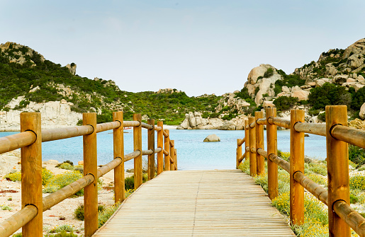 Spargi is a small uninhabited island belonging to the Maddalena archipelago, on the northern coast of Sardinia. Its white sand coves and crystal clear emerald green water make it a natural paradise, a true pearl of the Mediterranean Sea
