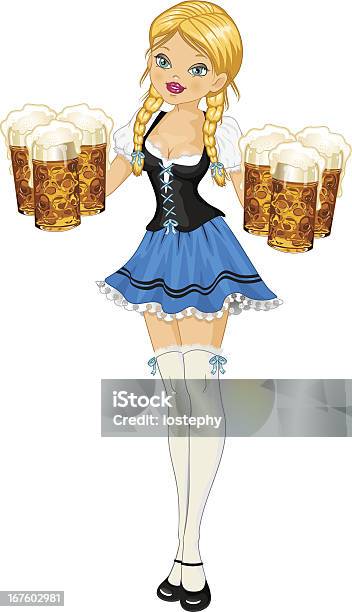 Beer Fest Woman Stock Illustration - Download Image Now - Beer - Alcohol, Hotel, Inn