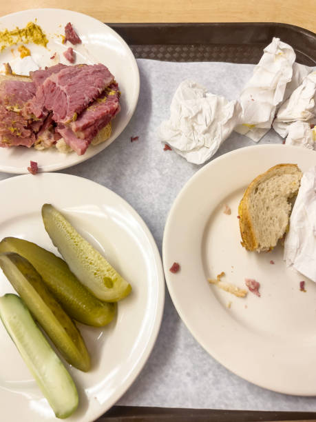 istock leftovers of lunch or dinner in a fast food restaurant 1676038657