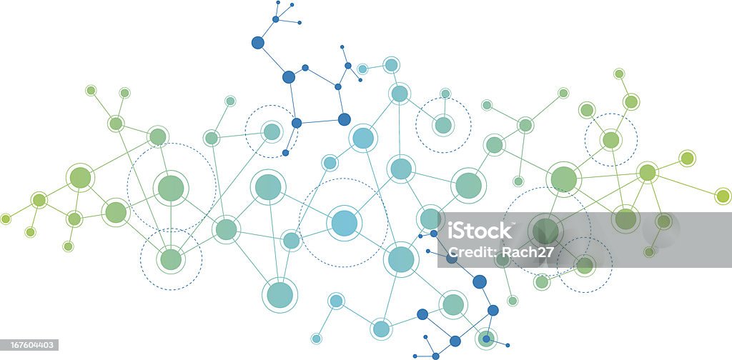 Network Themed Background A network themed background which could be used for a background. Connection stock vector