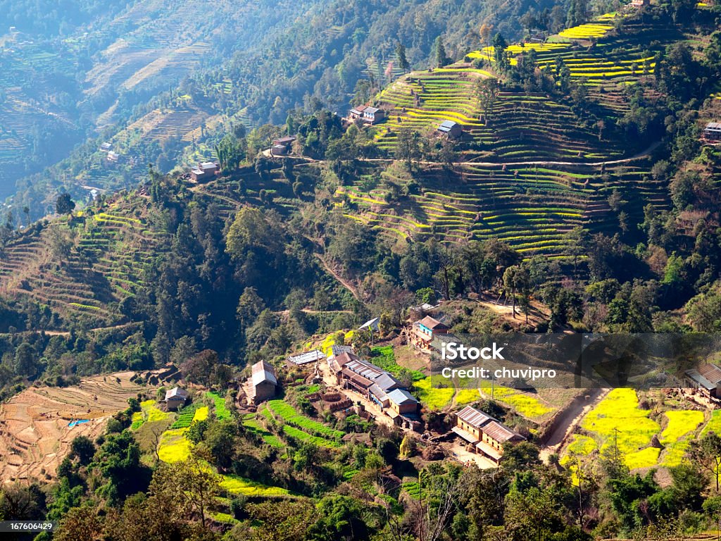 네팔어 풍경 - 로열티 프리 계곡 스톡 사진