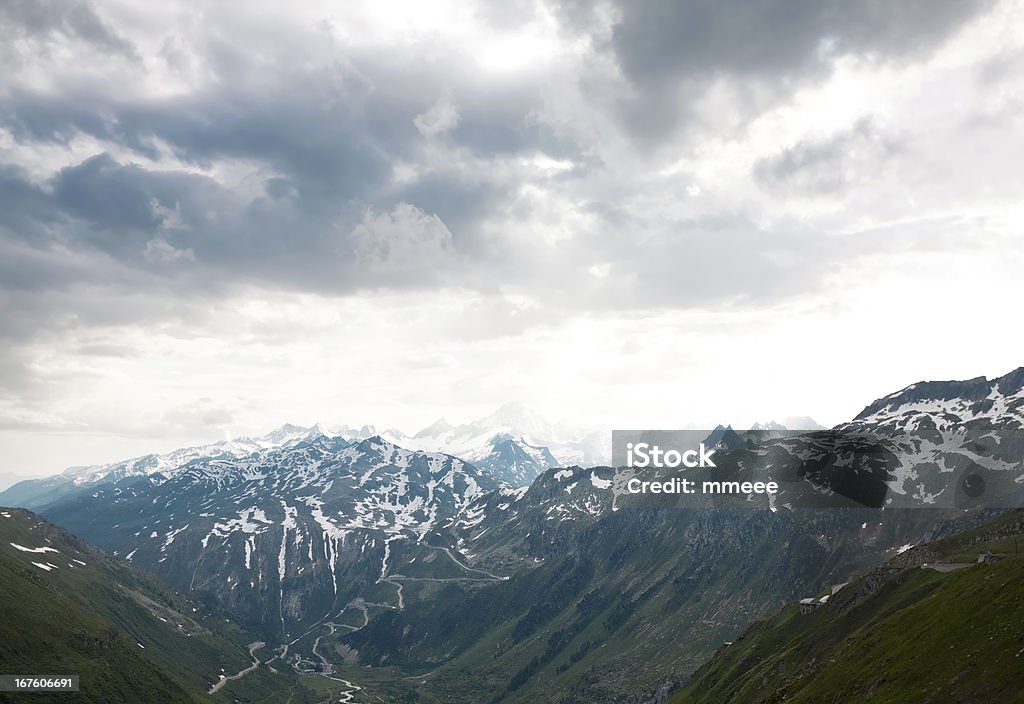 Cantòn Vallese. In Svizzera - Foto stock royalty-free di Alpi