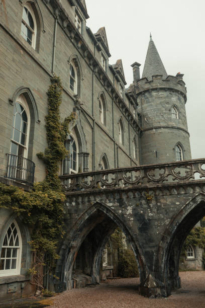 City architecture in Edinburgh, Scotland