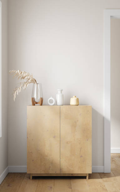 istock Home mockup, minimalist decorated interior background 1676079381