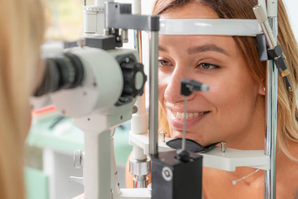 istock Ophthalmology: Applanation Tonometry and Eye Pressure Test 1676082478