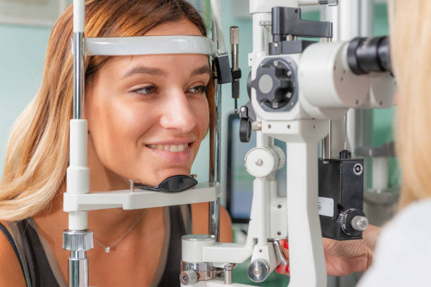 istock Ophthalmology: Applanation Tonometry and Eye Pressure Test 1676082516