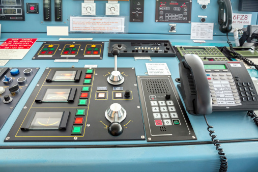 Control area of a big ship