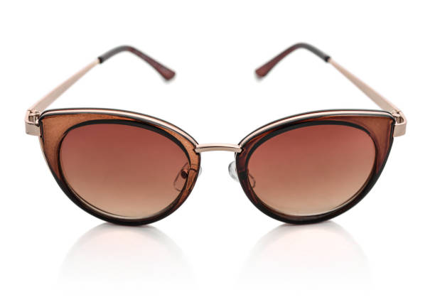 istock Women's sunglasses with brown lenses 1676097656