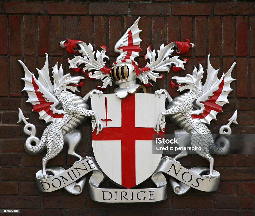 ロンドンの紋章 - 聖ゲオルギオスのロイヤリティフリーストックフォト
