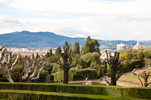 Florence view from the top of Boboli garden.