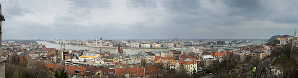 Budapest panorama Hungary stock photo