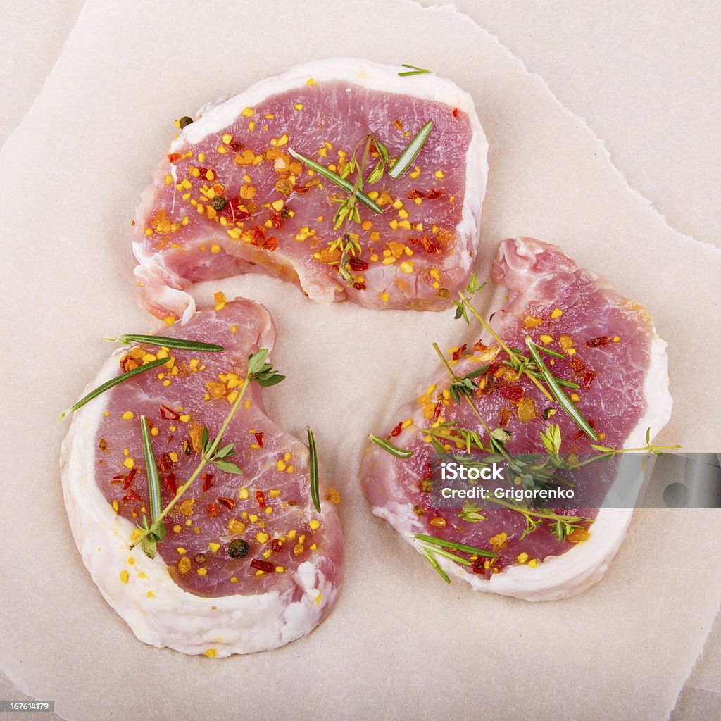 La viande - Photo de Ail - Légume à bulbe libre de droits