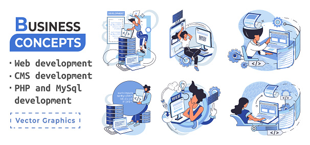 Website Architecture Concepts Web Development Php Mysql Cms Interface ...