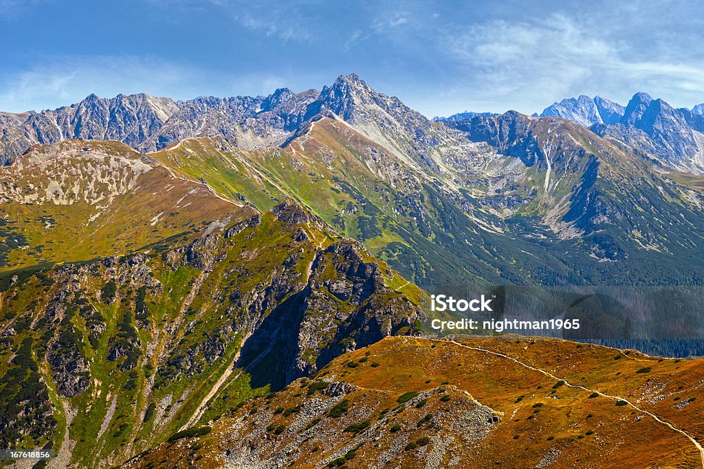 High Tatras Montanha de Panorama - Foto de stock de Aventura royalty-free
