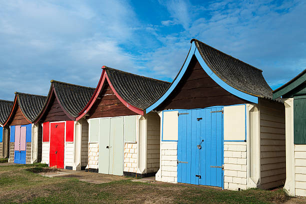 istock Colorful Beach Huts at Mablethorpe, Lincolnshire, UK. 167619731