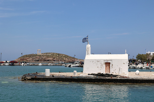 Greece, Naxos: -The small church of Panagia Myrtidiotissa, located in front of the port, is considered one of the most characteristic places of Naxos.