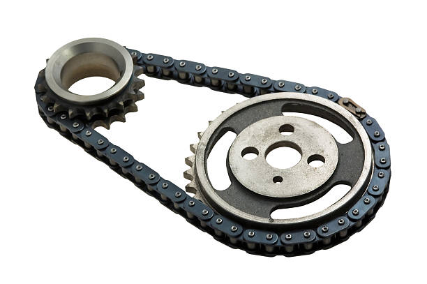 gears with chain stock photo
