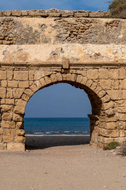 istock The ancient Roman Aqueduct on a sunny day in Caesarea. 1676226533