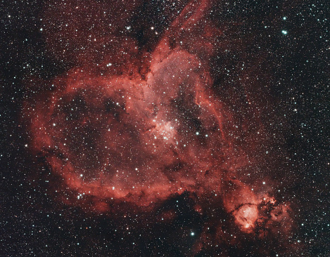 heart nebula deep sky astrophotography