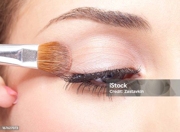 Eye Makeup Stock Photo - Download Image Now - 20-24 Years, Adult, Adults Only