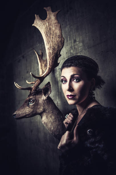 istock Beautiful woman with stuffed animals 167628212