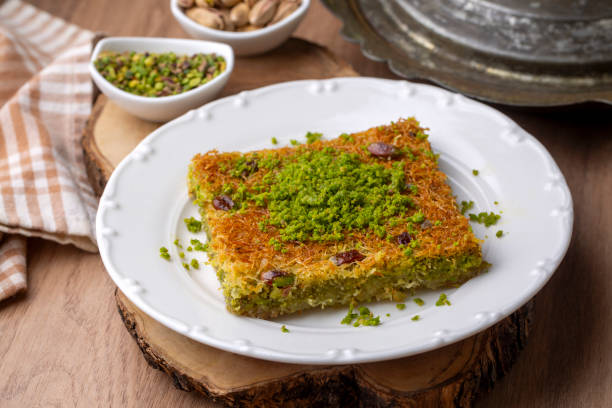 istock Turkish dessert antep kadayif - pistachio kadayif 1676330298
