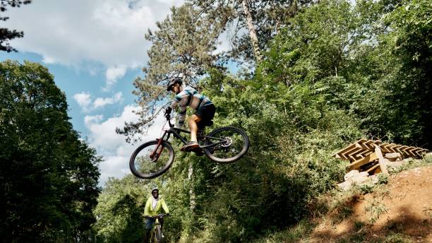 istock Man jumping on a mountain bike 1676347160