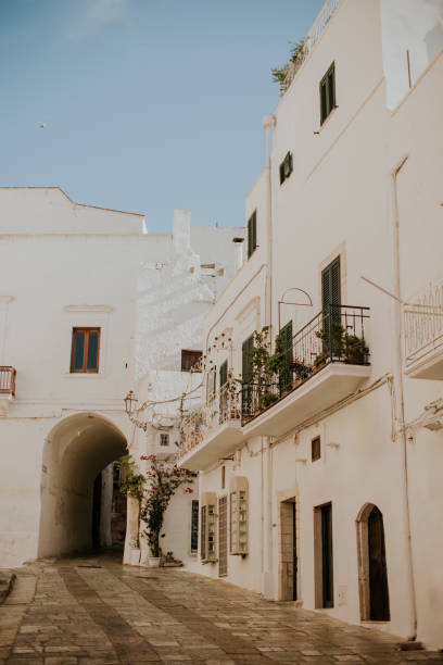 istock Narrow streets of Ostuni, Italy 1676357487