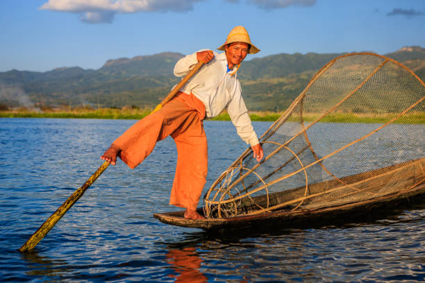istock Fisherman on Inle Lake, Myanmar 1676364605