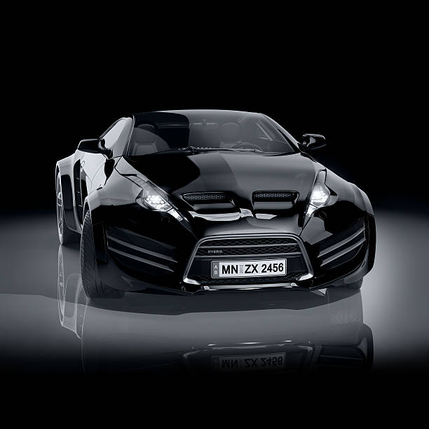 istock Black sports car 167644388