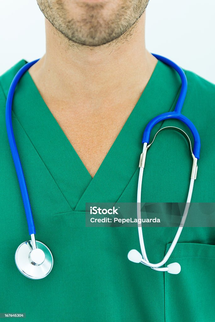 Médico com Estetoscópio - Foto de stock de Adulto royalty-free