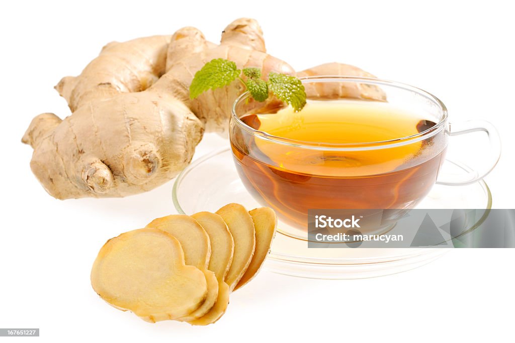 Ginger tea Ginger - Spice Stock Photo