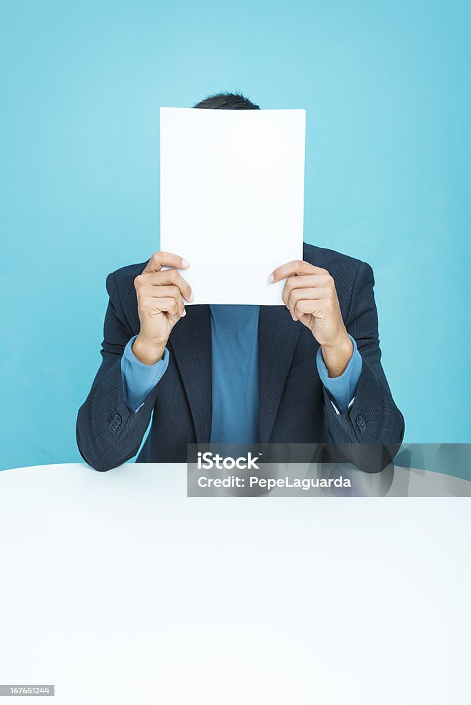 Peinlich Geschäftsmann - Lizenzfrei Schüchtern Stock-Foto