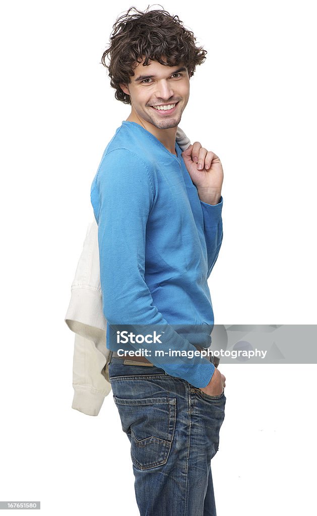 Retrato de um homem sorridente atraente - Foto de stock de 20 Anos royalty-free