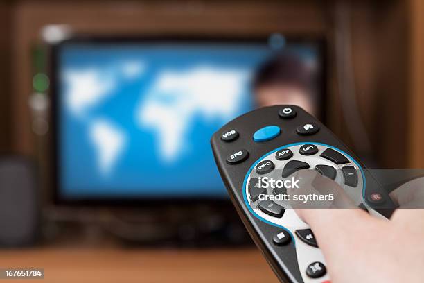 Tvfernbedienung Stockfoto und mehr Bilder von Weltkarte - Weltkarte, Fernsehbranche, Fernseher