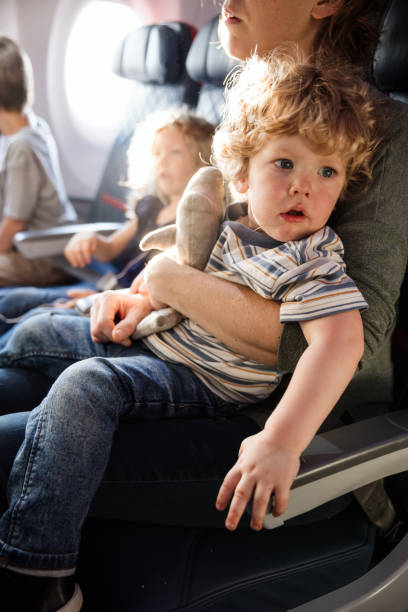 istock Family Traveling on Airplane Together 1676558794