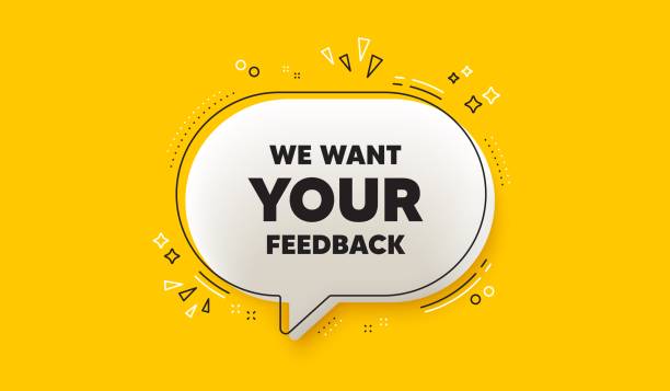 istock We want your feedback symbol. Survey or customer opinion sign. Vector 1676603132