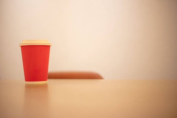 istock Take-away paper coffee red cup. 1676617337