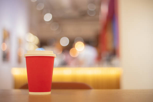 istock Take-away paper coffee red cup. 1676617582